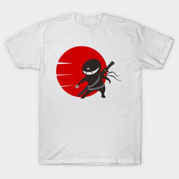 Little Ninja Star T-Shirt by AnishaCreations